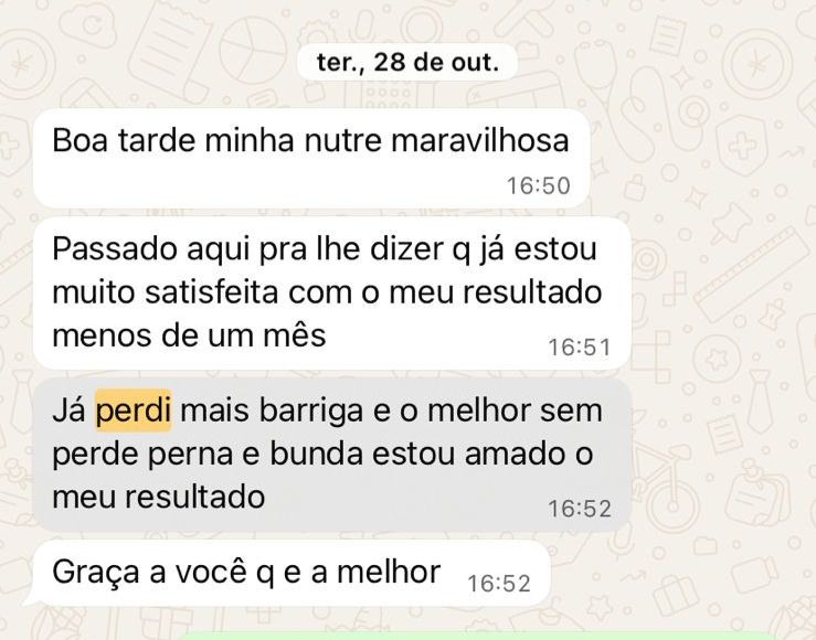 Feedback de paciente sobre os resultados